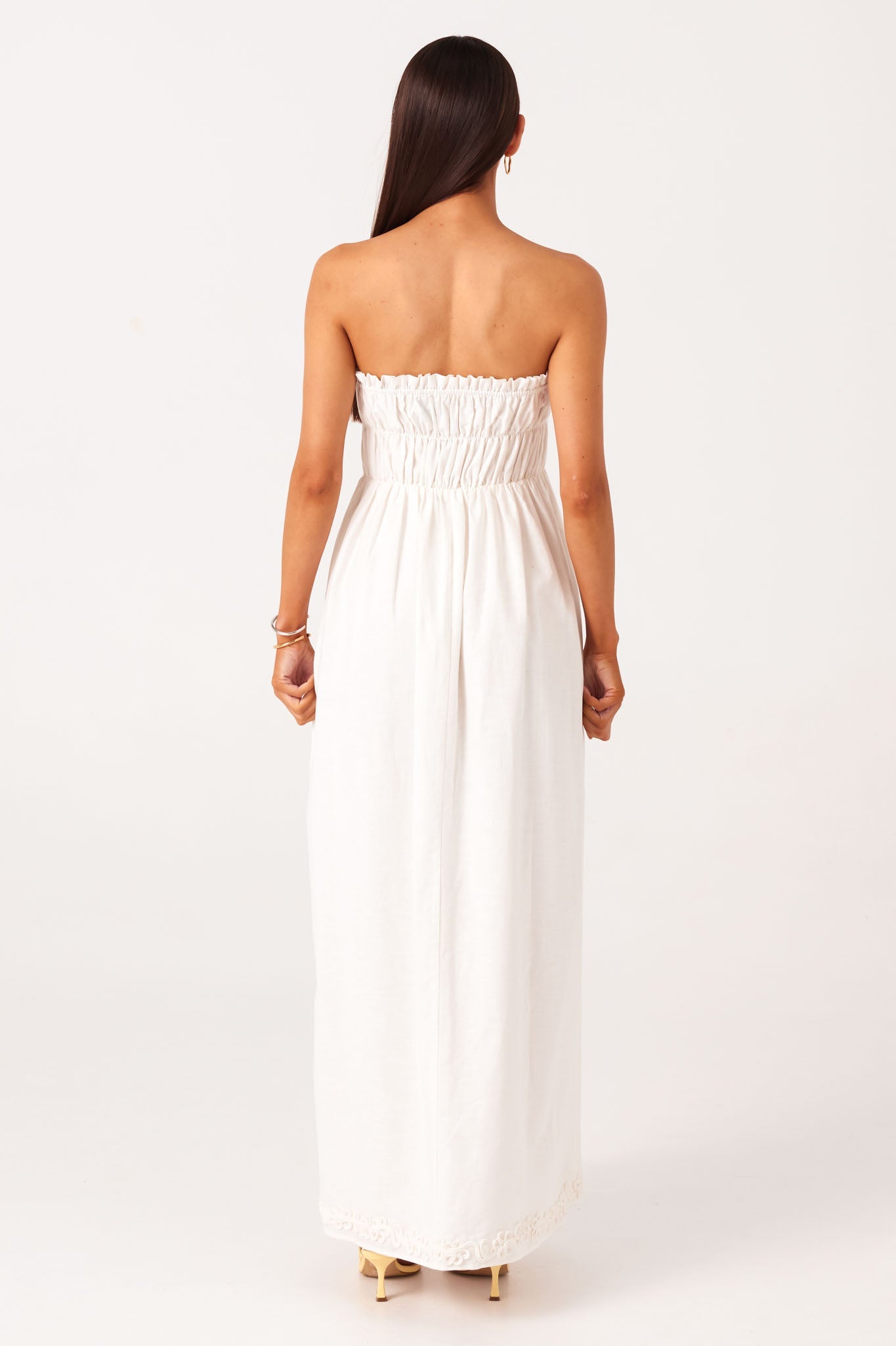 SNDYS INES MAXI DRESS (White)