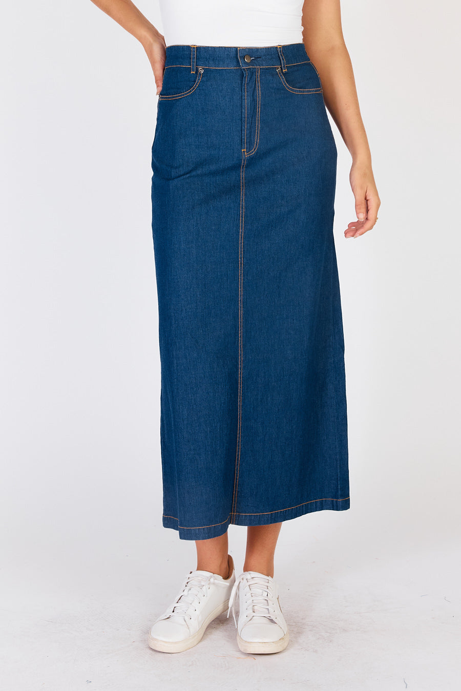 I.B.S.A IBSA Durango Maxi Skirt (Dark)