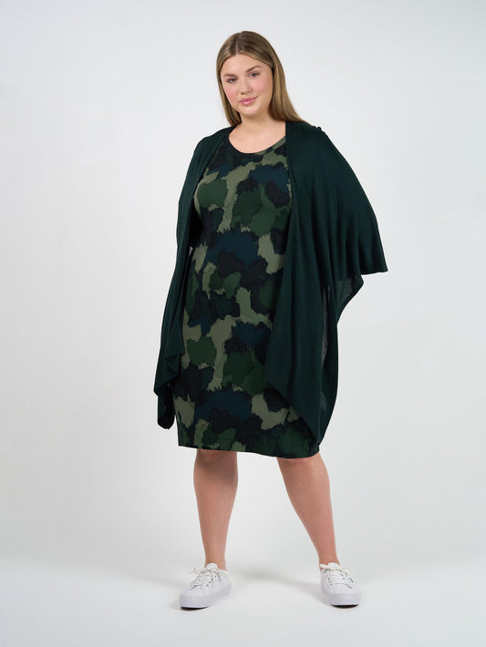 Lou Lou Supreme Cashmere/Bamboo Travel Wrap (Dark Green)