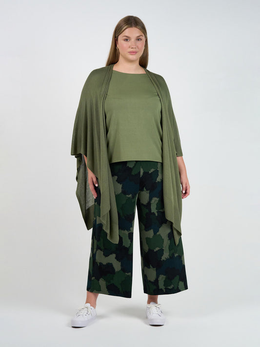 Lou Lou Ciara 7/8 Length Bamboo Culottes- (Camouflage)