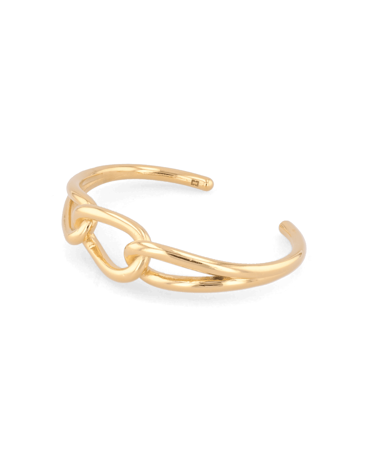 LAVANA Infinity Link Gold Cuff Bracelet