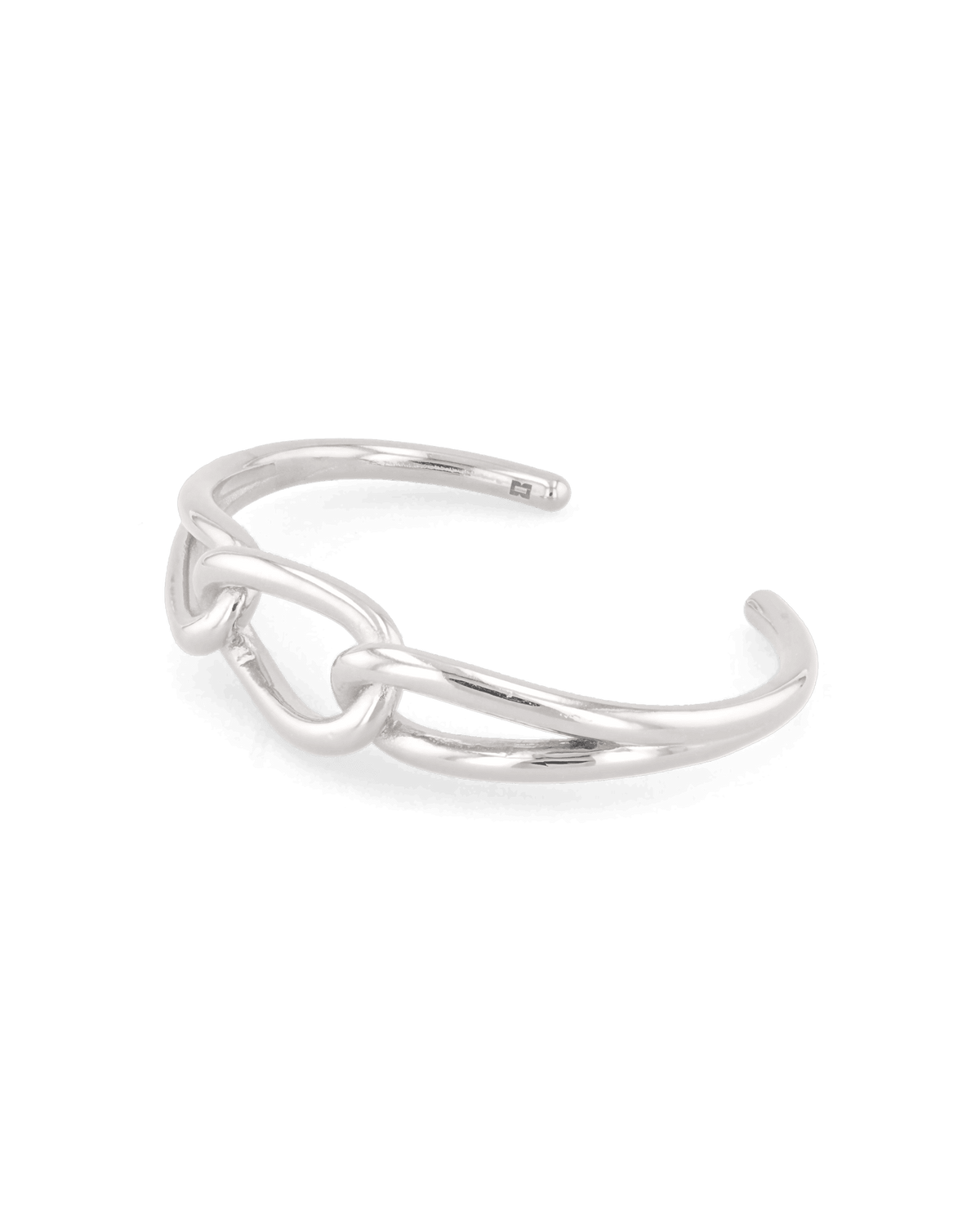 LAVANA Infinity Link Silver Cuff Bracelet