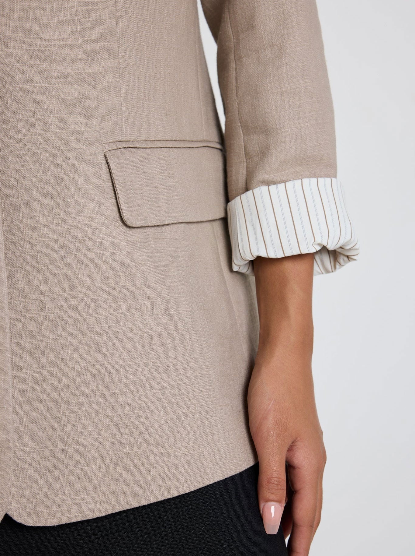 IVY & JACK DOCK RAMIE BLAZER (Khaki)