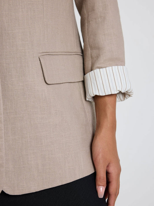 IVY & JACK DOCK RAMIE BLAZER (Khaki)