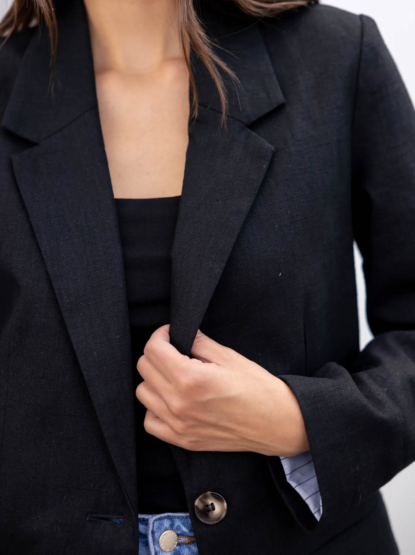 IVY & JACK DOCK RAMIE BLAZER (Black)