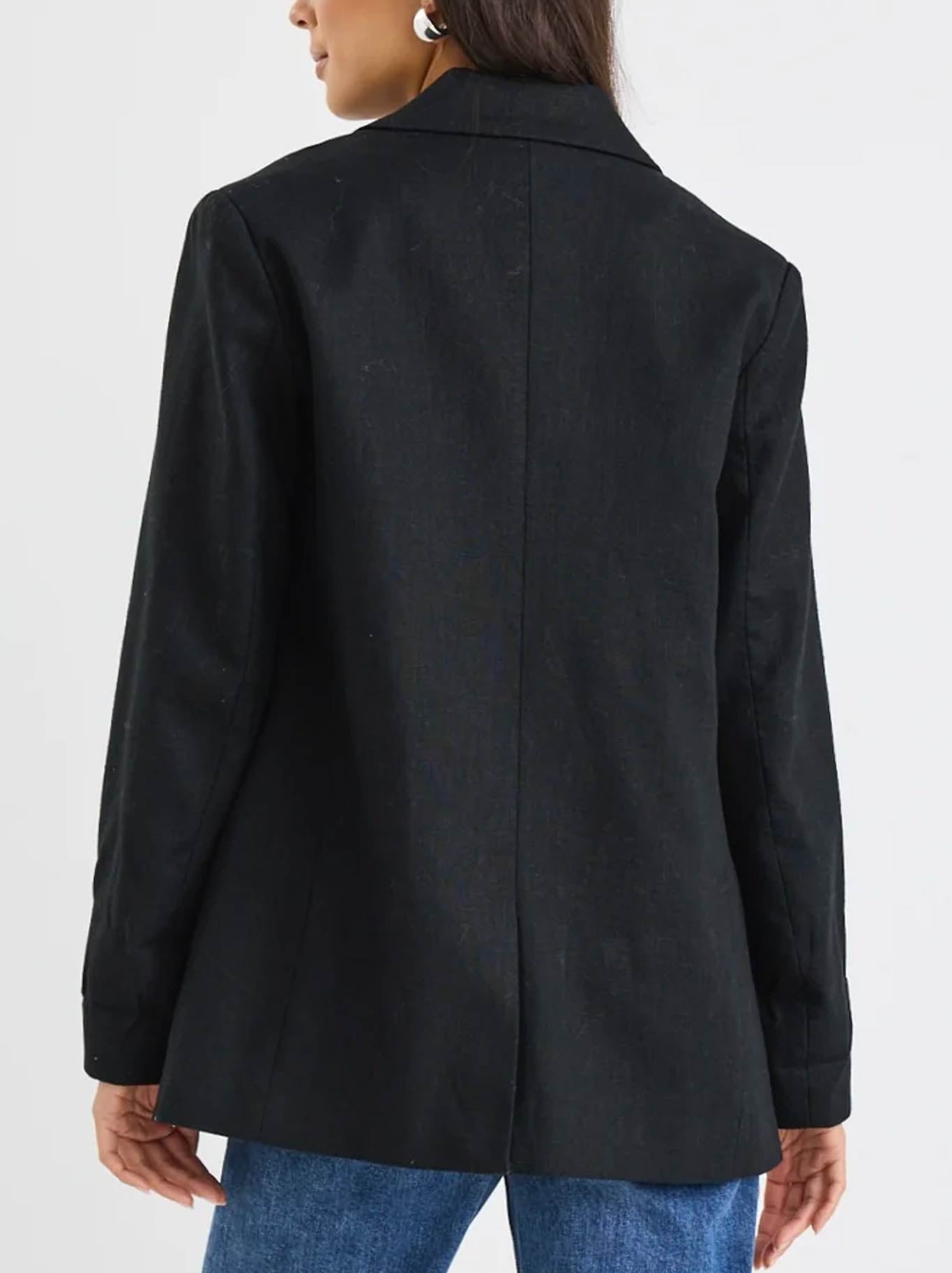IVY & JACK DOCK RAMIE BLAZER (Black)