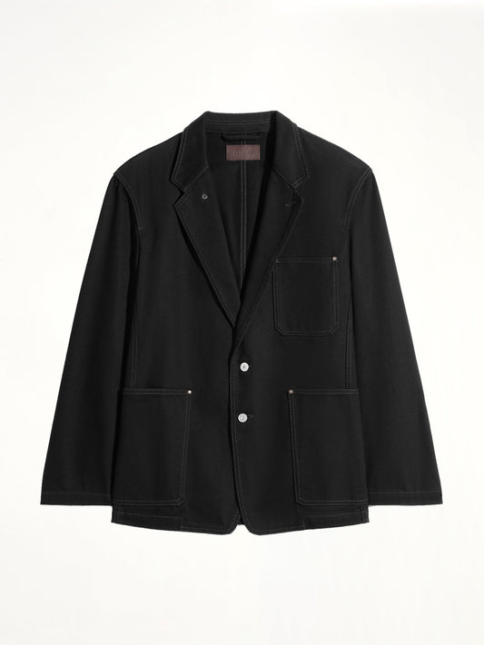 LEMAIRE Single Breasted Tailored Jacket (Black)