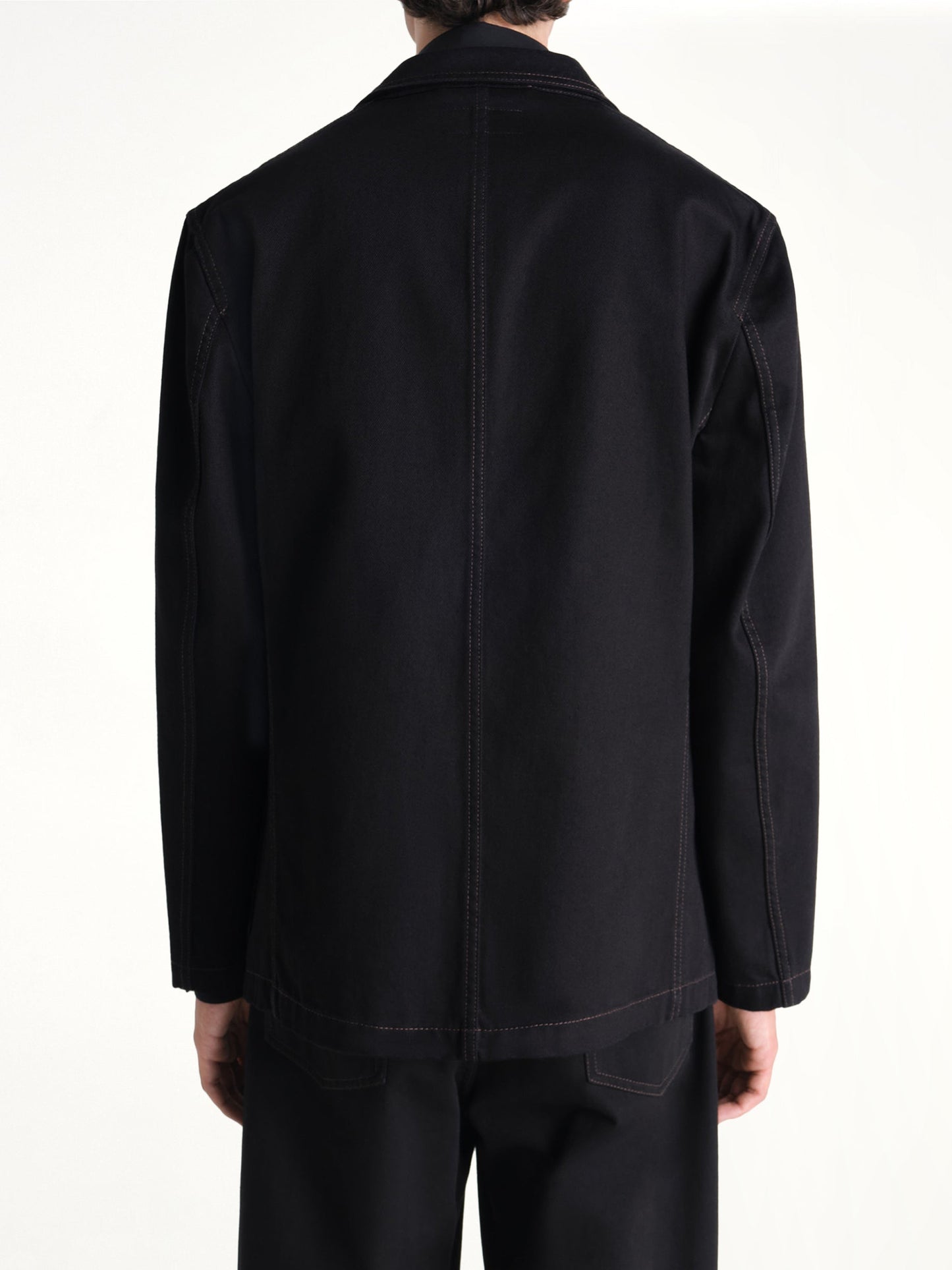 LEMAIRE Single Breasted Tailored Jacket (Black)