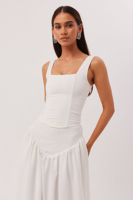 SNDYS JOELLE CORSET TOP (White)