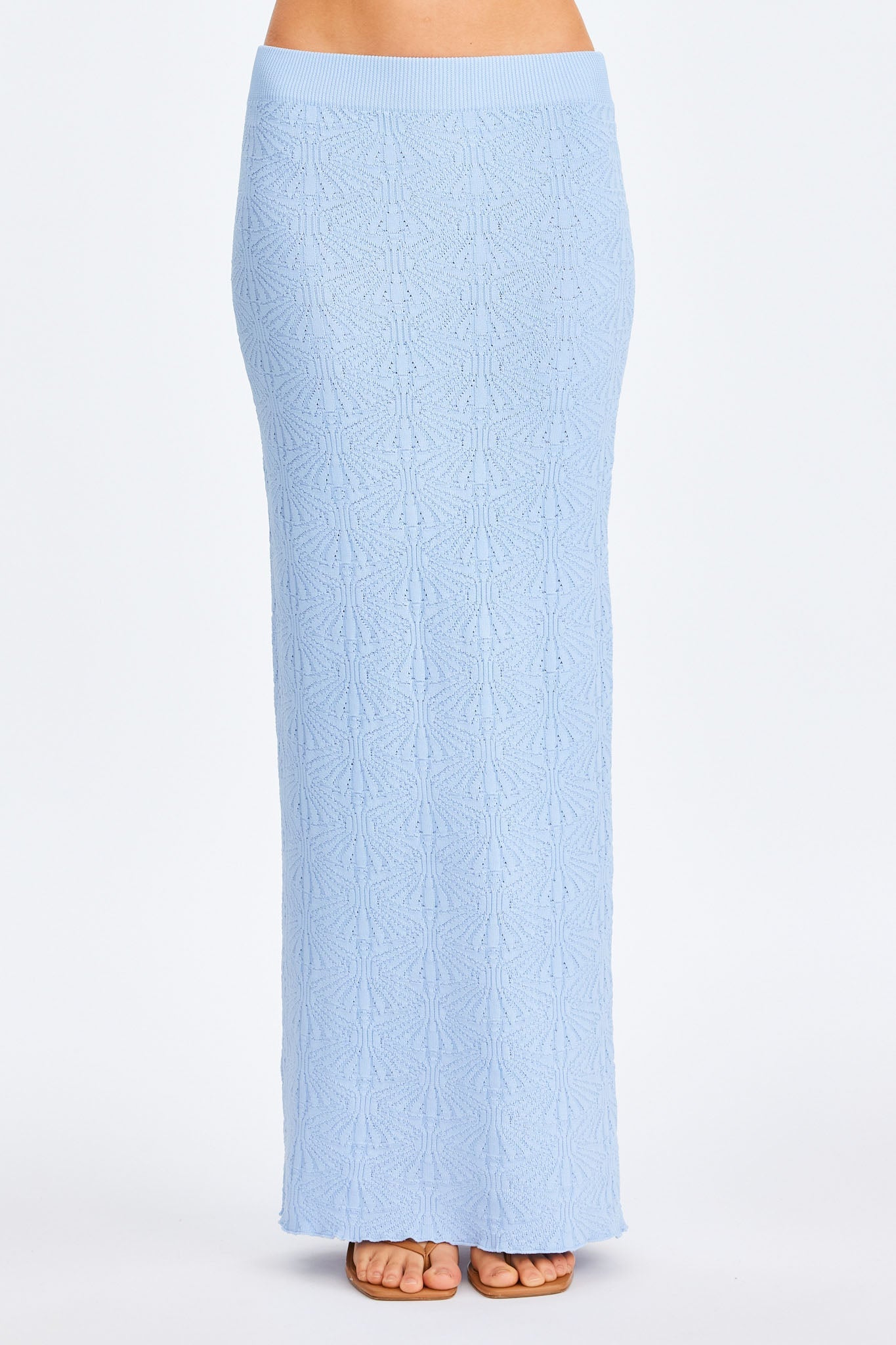 SNDYS JOSEFINA MAXI SKIRT (Baby Blue)