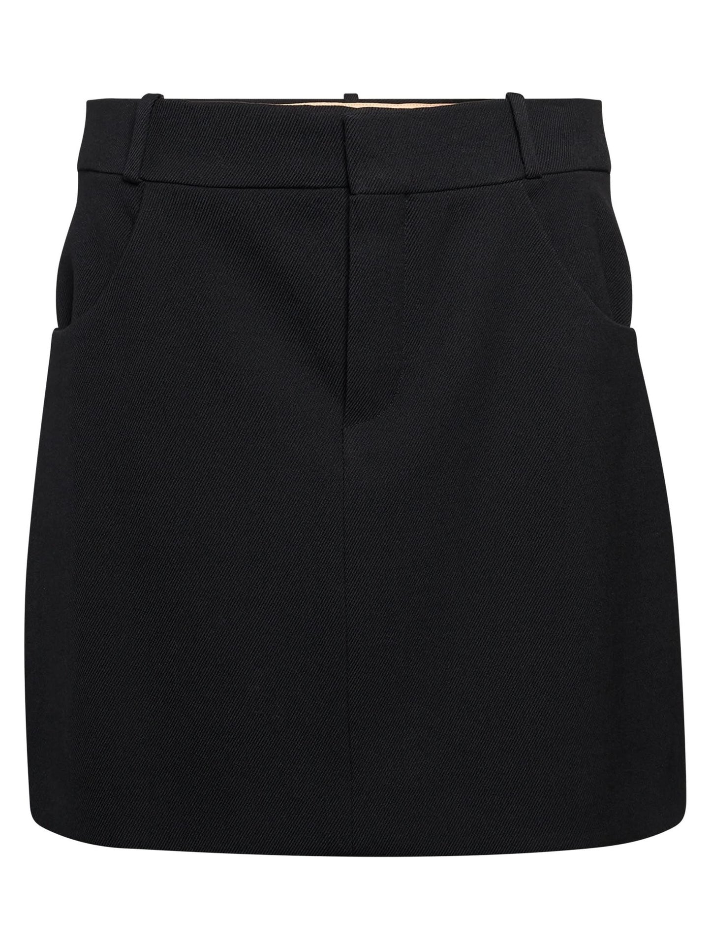 Image of a model wearing Skirts. Productname: CHLOE Skirt in Black colour by brand - CHLOE