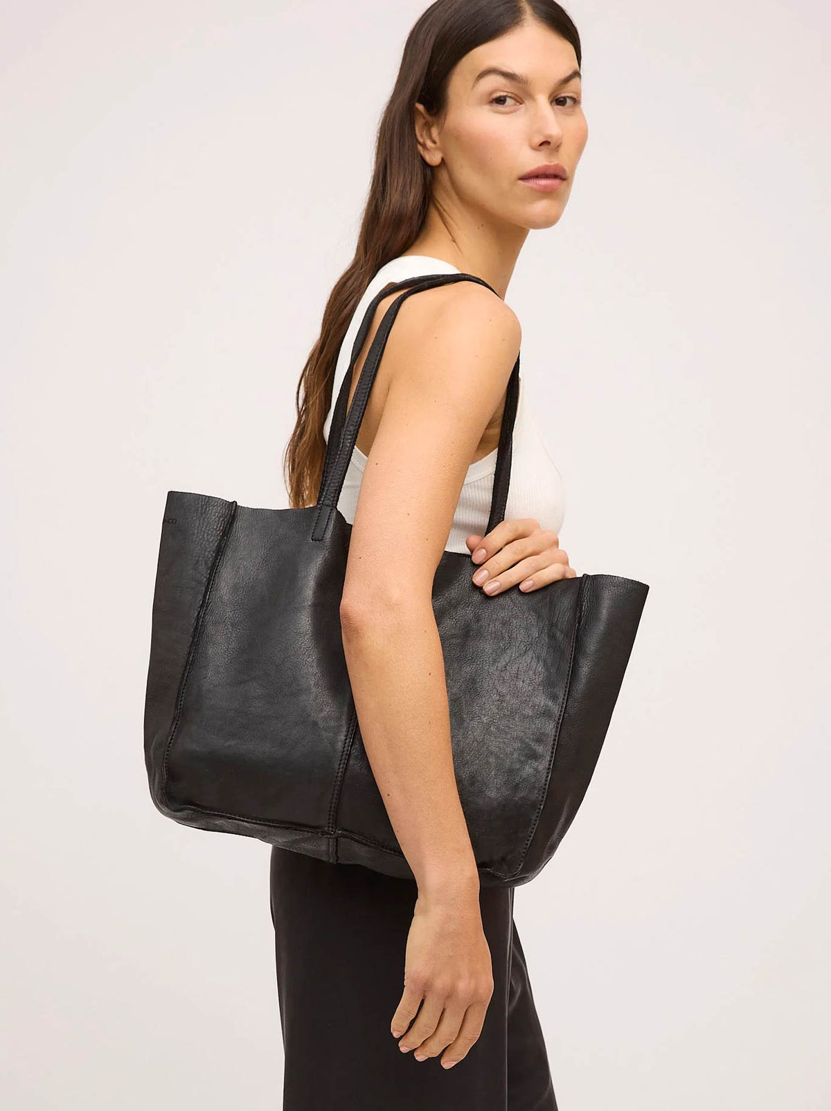 JUJU & CO BABY UNLINED TOTE (Black)