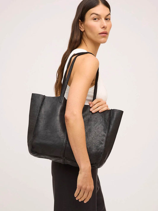 JUJU & CO BABY UNLINED TOTE (Black)