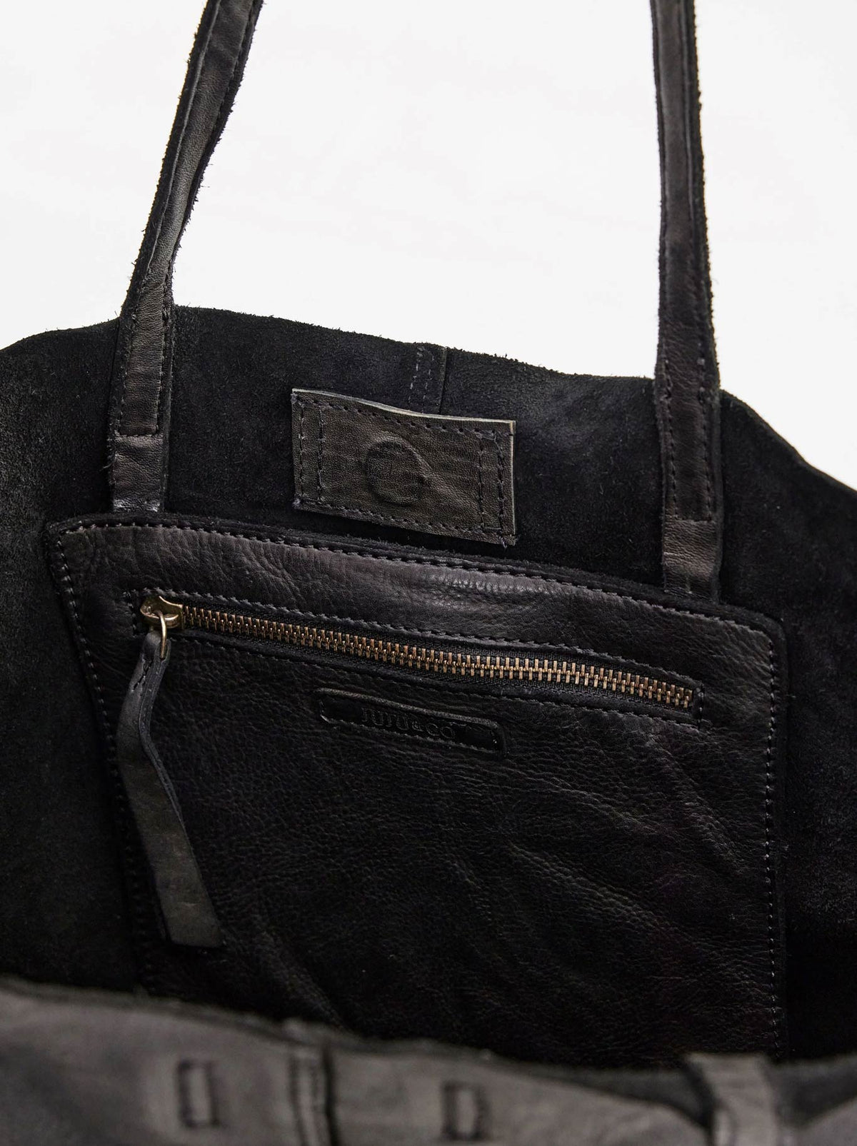 JUJU & CO BABY UNLINED TOTE (Black)