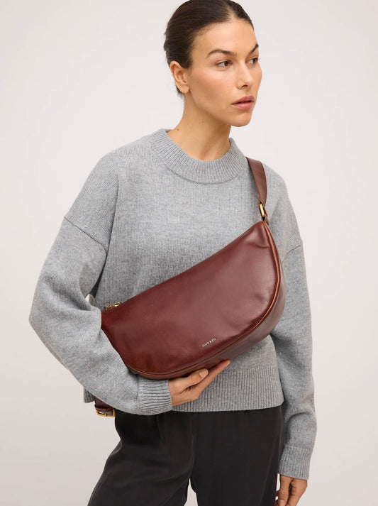 JUJU & CO CRESCENT SLING BAG (Maple)