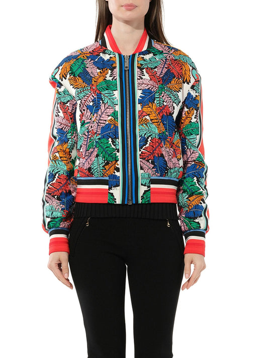 Image of a model wearing Outerwear. Productname: PUCCI Jacket in Multicolour colour by brand - PUCCI