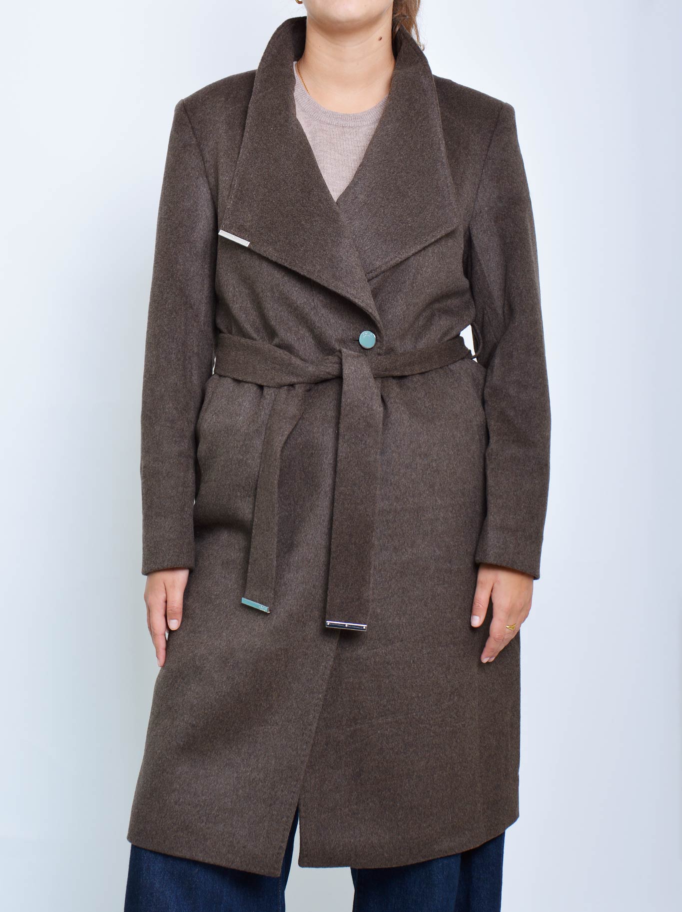 Image of Coats & Jackets. Product name - James Melbourne Timeless Coat in Chocolate colour by brand - James Melbourne