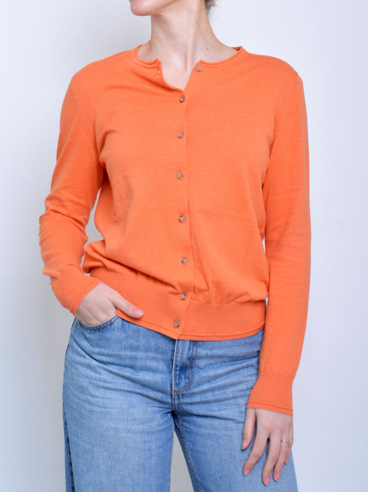 James Melbourne Perfect Cardi (Orange)
