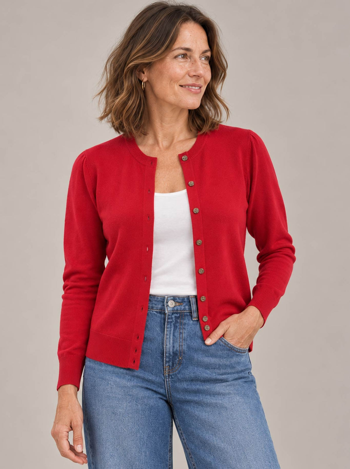 James Melbourne Perfect Cardi (Black)