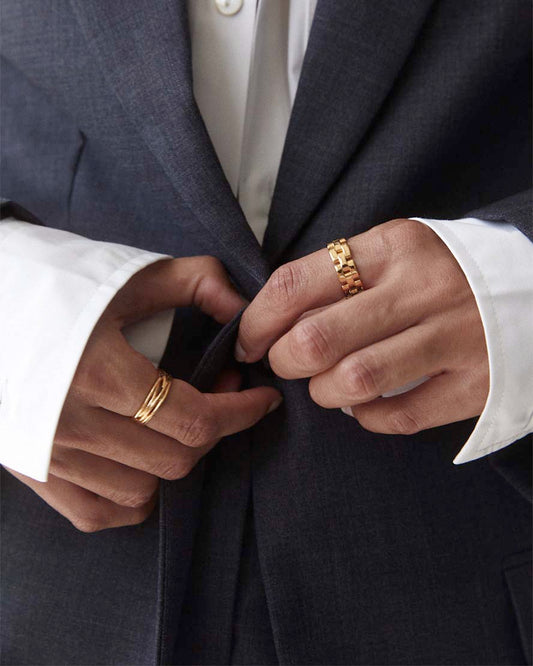 Reliquia Jewellery Prairie Ring in Gold