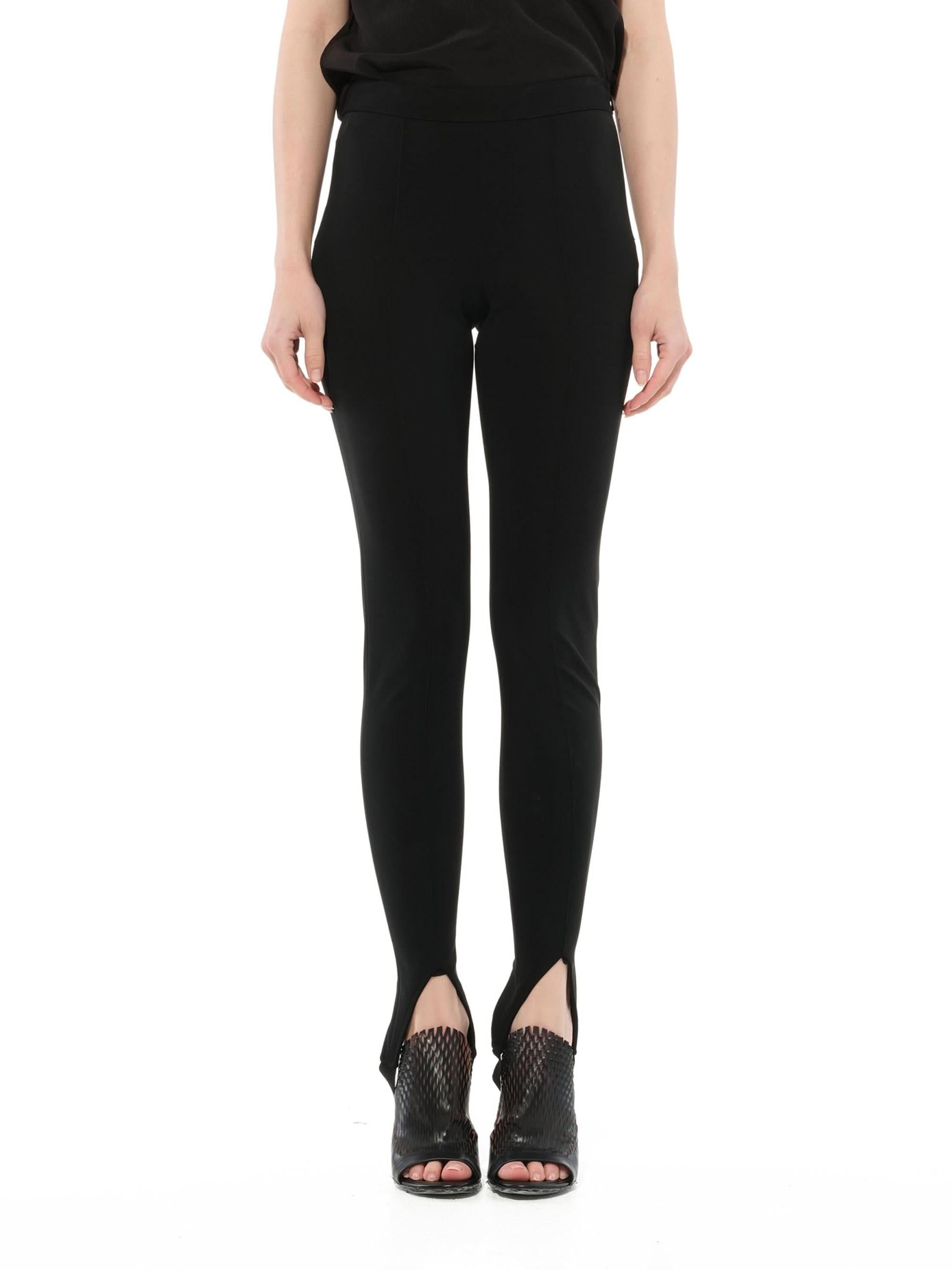 Image of a model wearing Pants. Productname: GIVENCHY Jersey Leggings in Black colour by brand - GIVENCHY