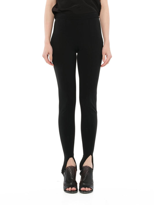 Image of a model wearing Pants. Productname: GIVENCHY Jersey Leggings in Black colour by brand - GIVENCHY