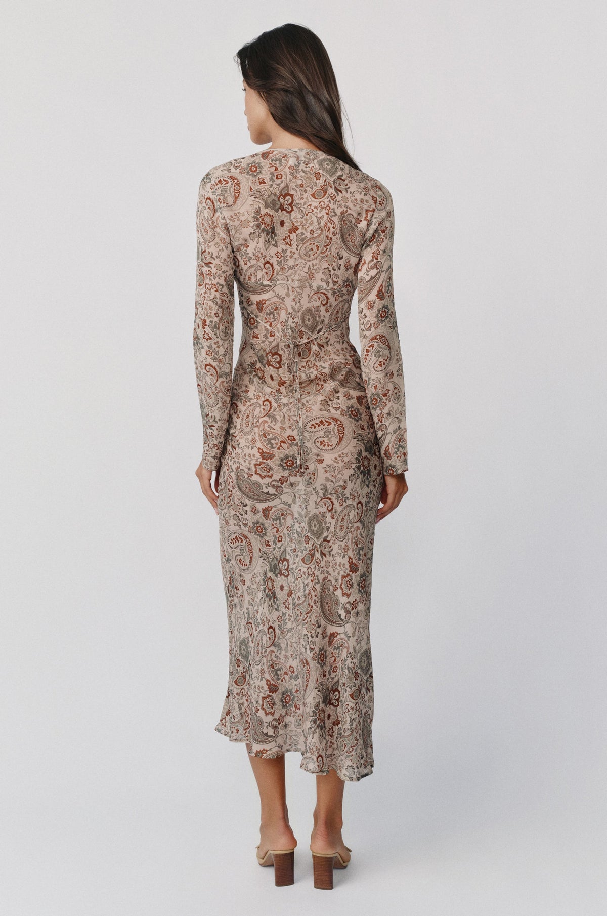 With Jéan Josephine Dress (Stone Paisley)