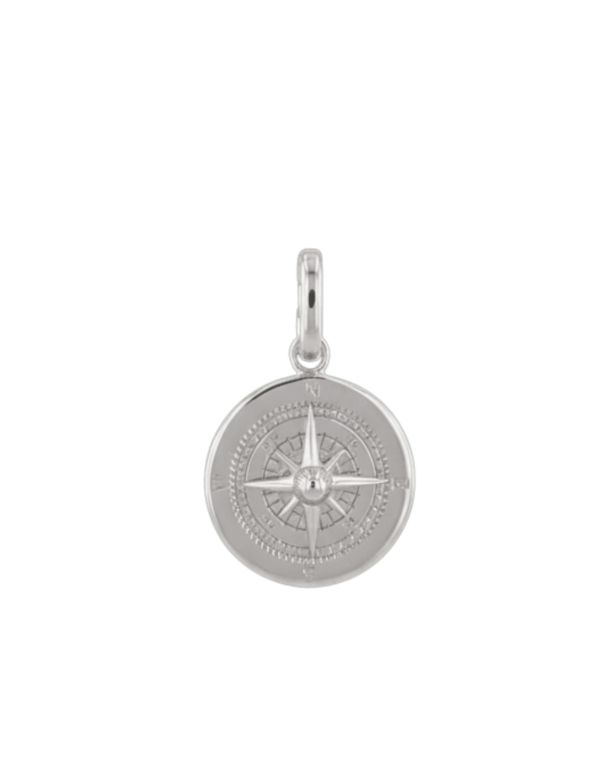 LAVANA Journey Compass Silver Pendant