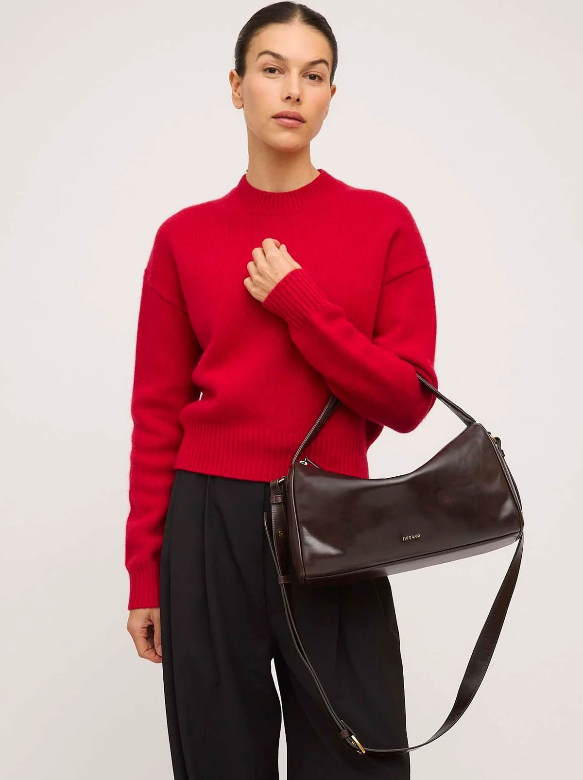 Juju & Co Bolster Bag (Mahogony)