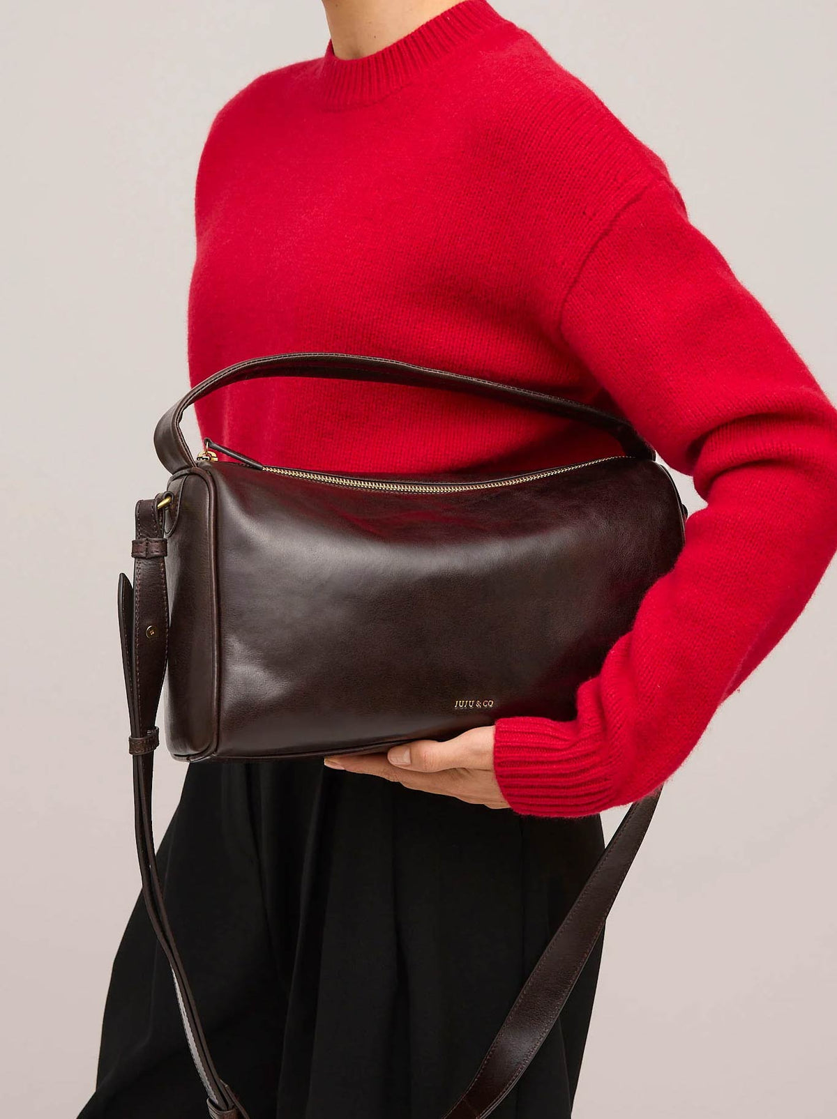 Juju & Co Bolster Bag (Mahogony)