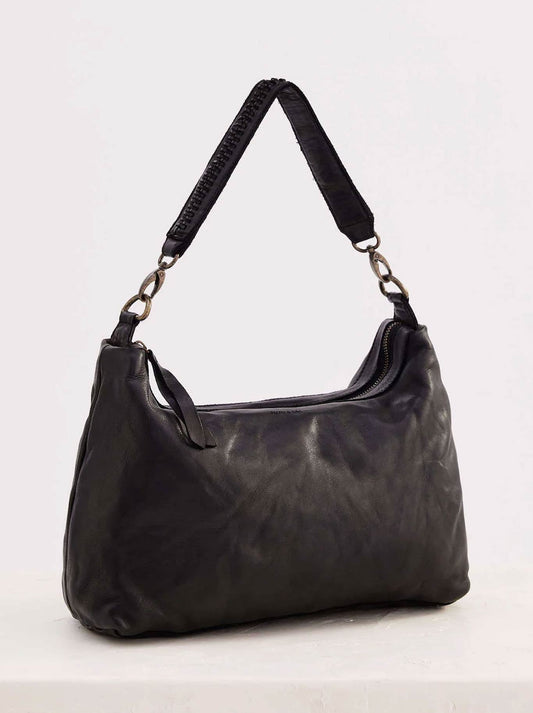Image of Bags. Product name - Juju & Co Signature Slouchy Bag in Black colour by brand - Juju & Co.