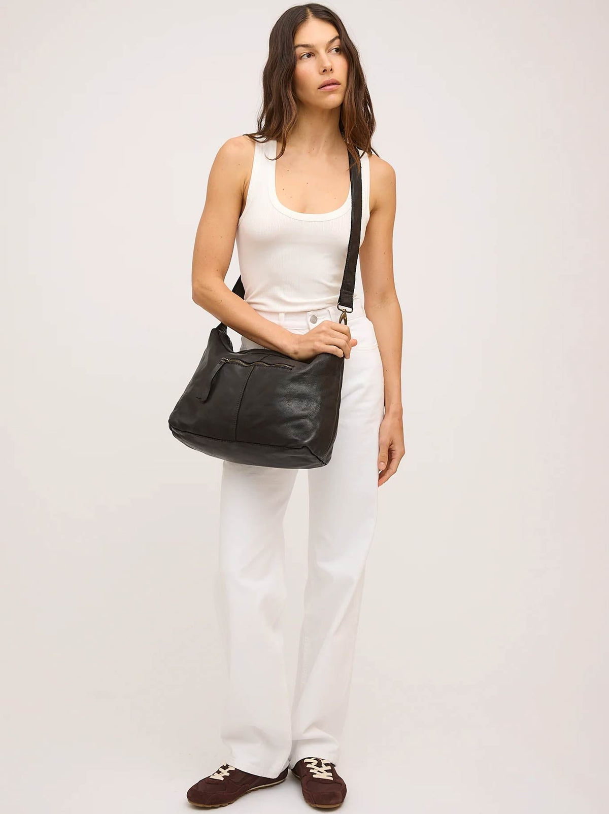 Juju & Co Signature Slouchy Bag (Black)