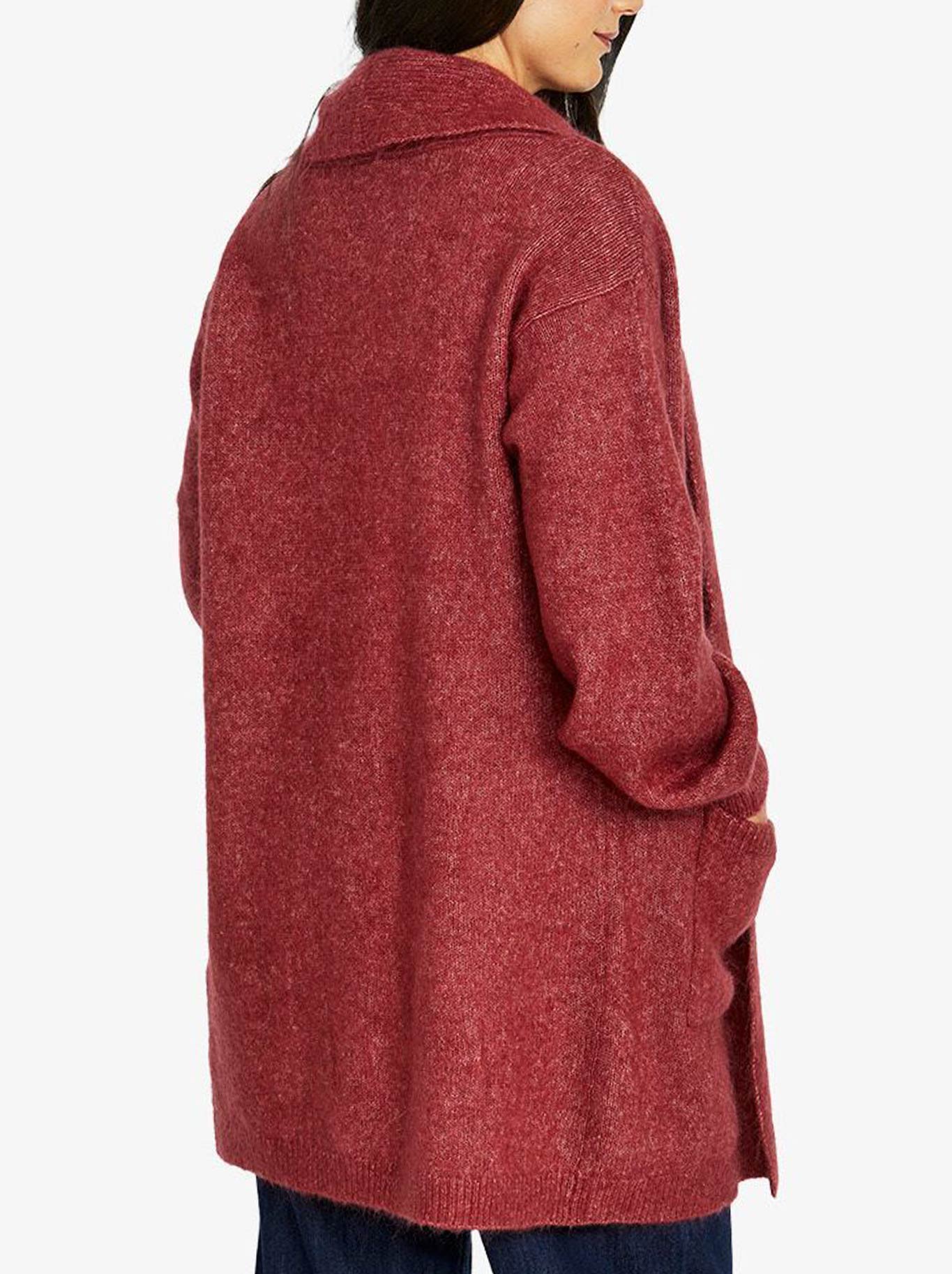 JUMP LUXE LONG CARDI (Raisin)