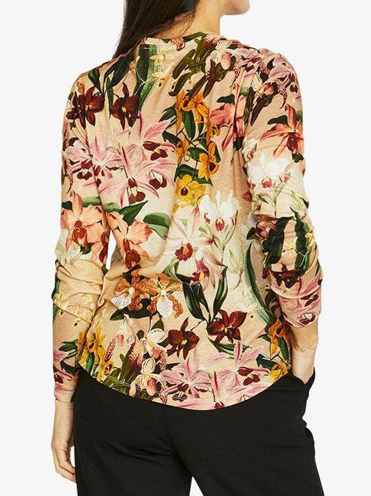 Jump Spiced Orchids Long Sleeve Tee (Multi)