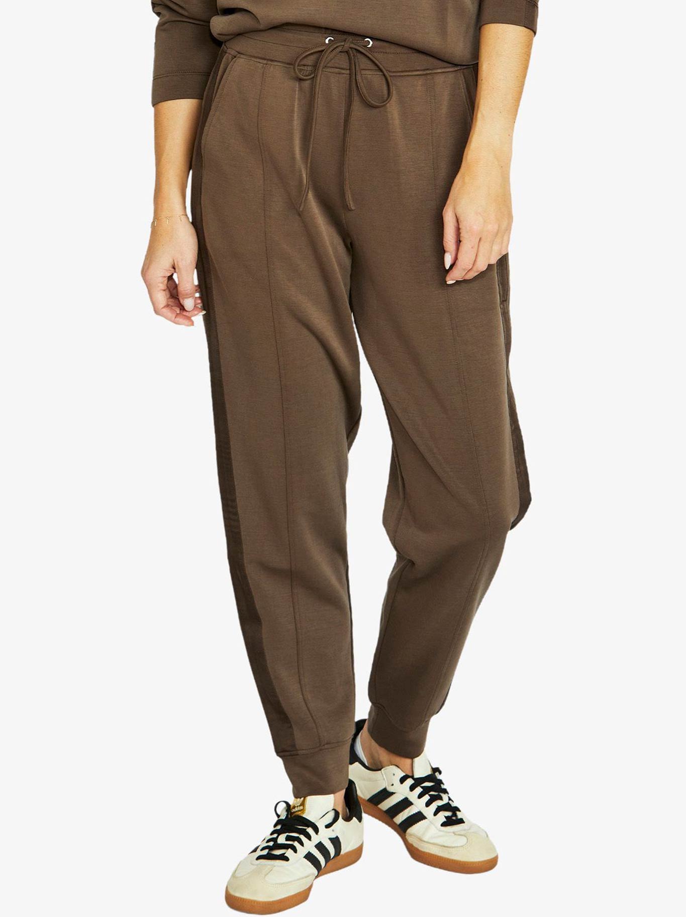 Jump Satin Trim Lounge Pant (Cocoa)