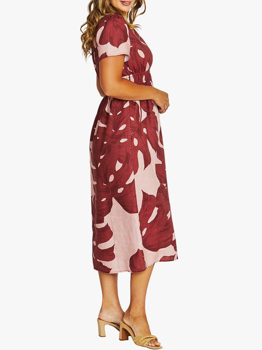 JUMP MONSTERA DRESS (Multi)