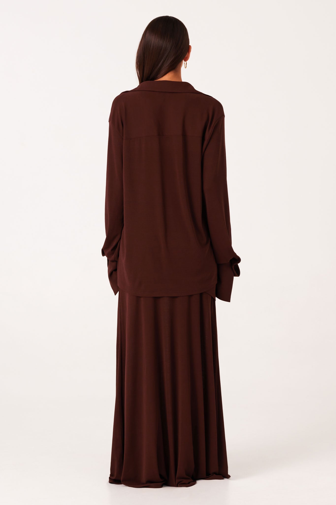 SNDYS KALEA MAXI SKIRT (Chocolate)