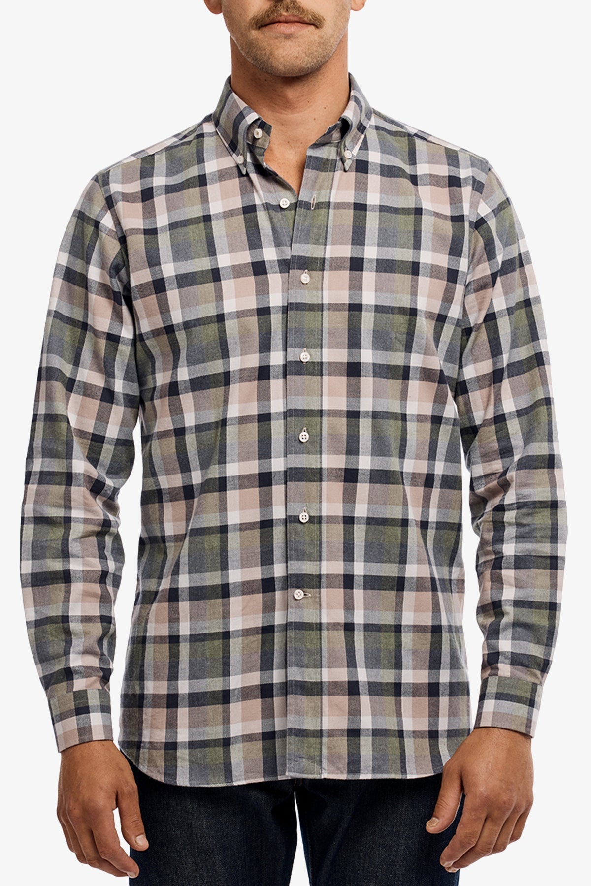 Image of Shirts. Product name - Kane Green in Green colour by brand - Anthony Squires