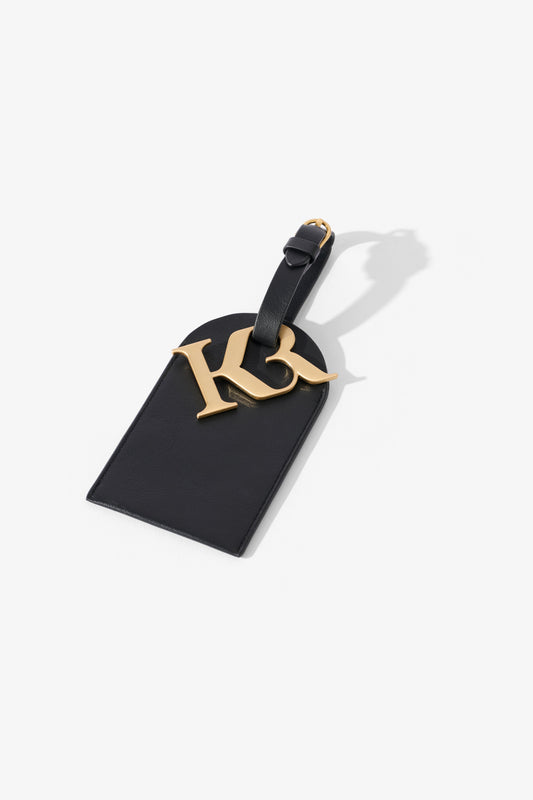 Image of Badge & Pass Holders. Product name - KINNON BY ROMY LUGGAGE TAG BLACK in Black colour by brand - KINNON