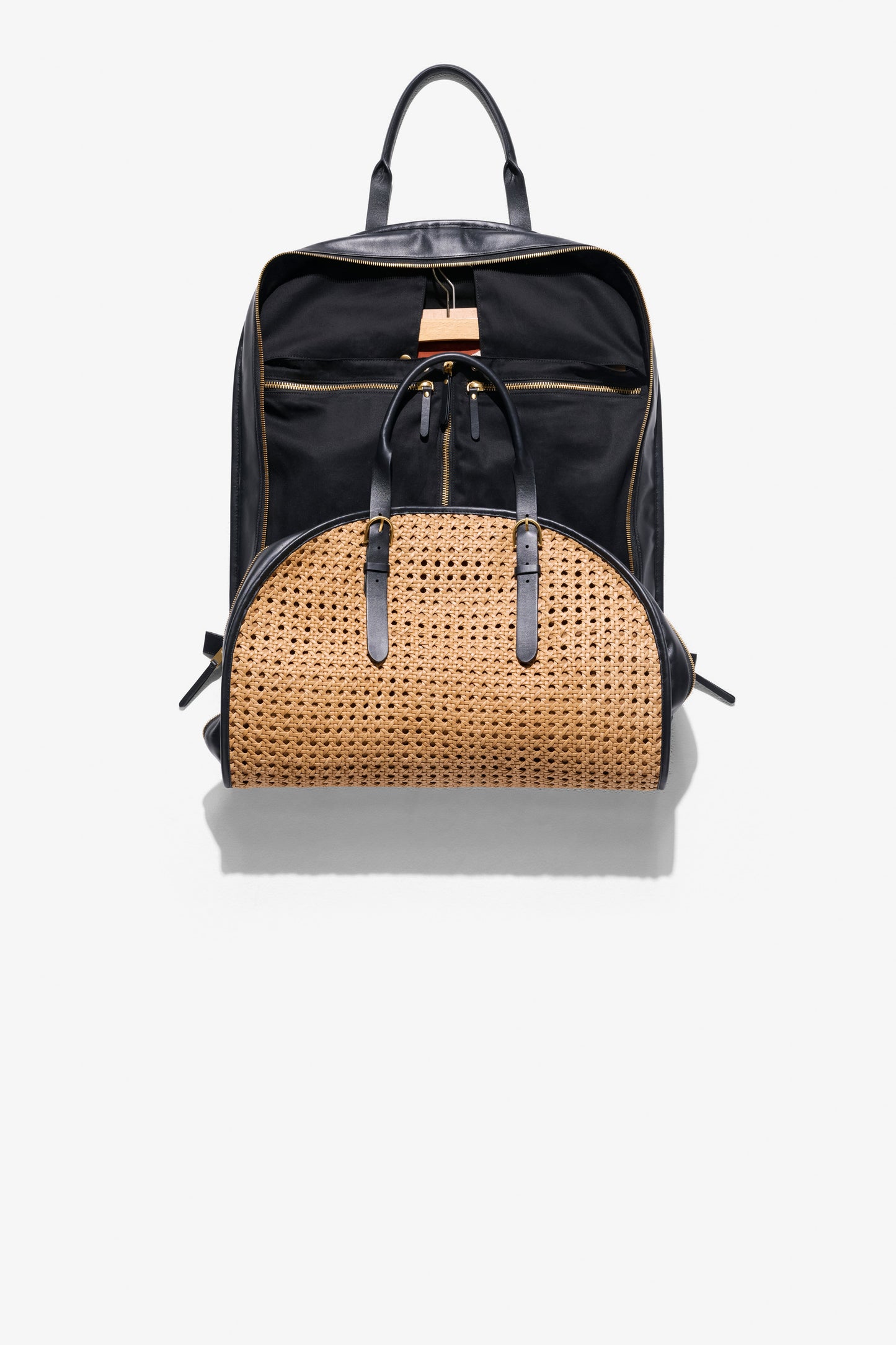 Image of Bags. Product name - KINNON BY ROMY GARMENT & WEEKENDER BAG BISCOTTO in Biscotto colour by brand - KINNON