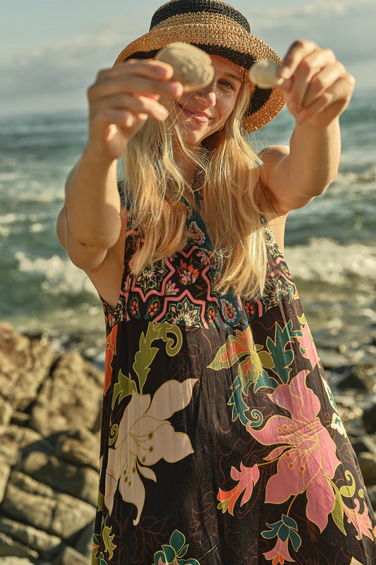 Image of Dresses. Productname: Lulasoul Marquis Maxi Black in Black colour by brand - LulaSoul