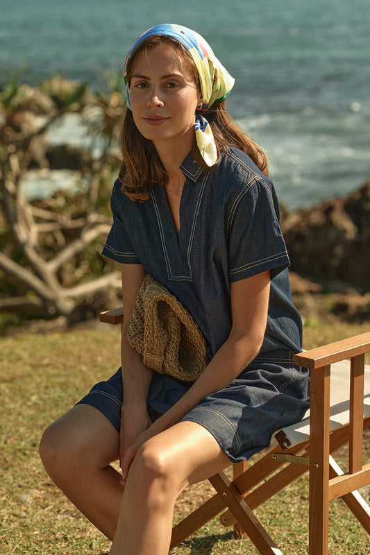 Image of Dresses. Productname: IBSA Arizona Dress Dark in Dark colour by brand - I.B.S.A