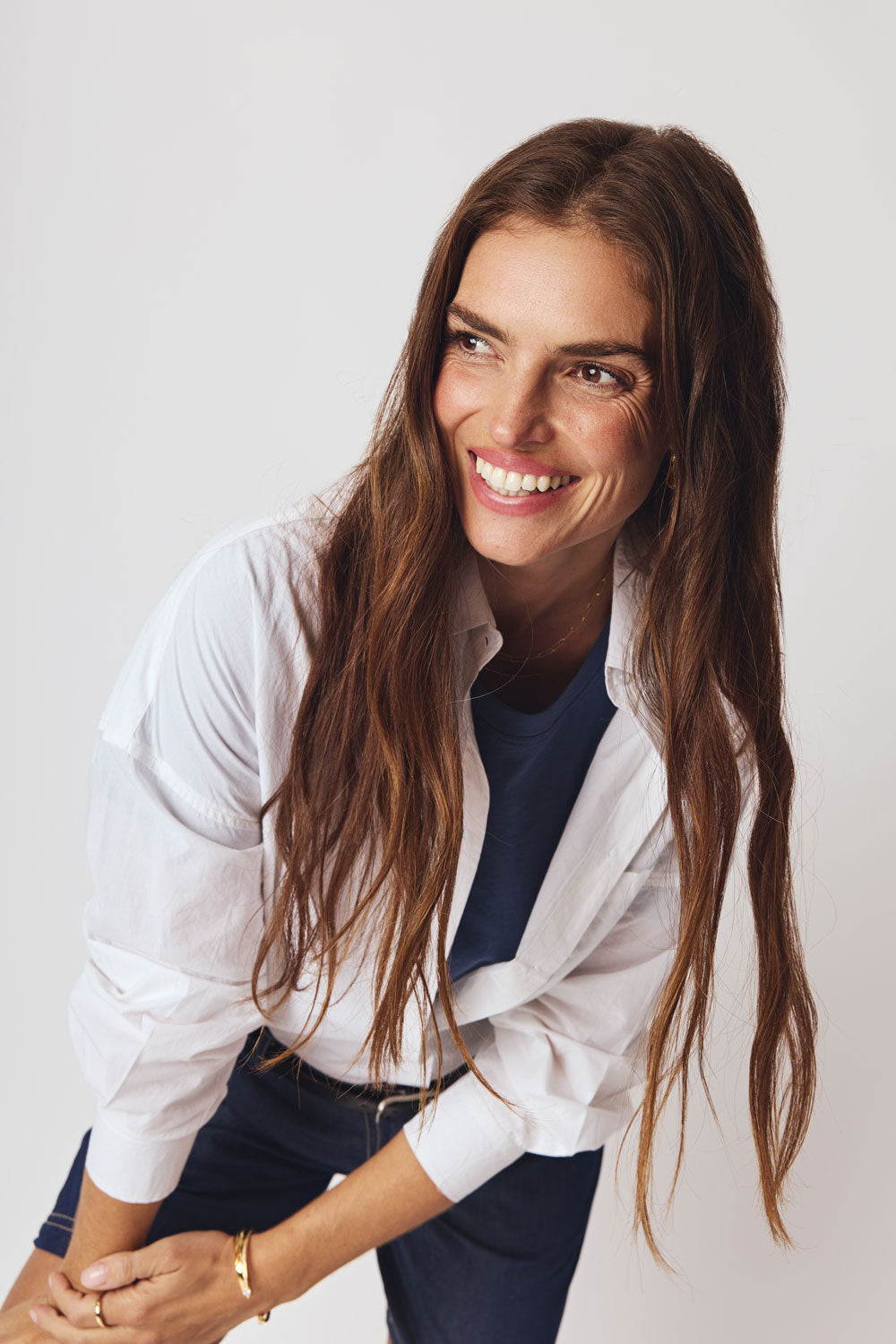 Image of Shirts. Product name - Gililann Tuba Shirt White in White colour by brand - Giliann