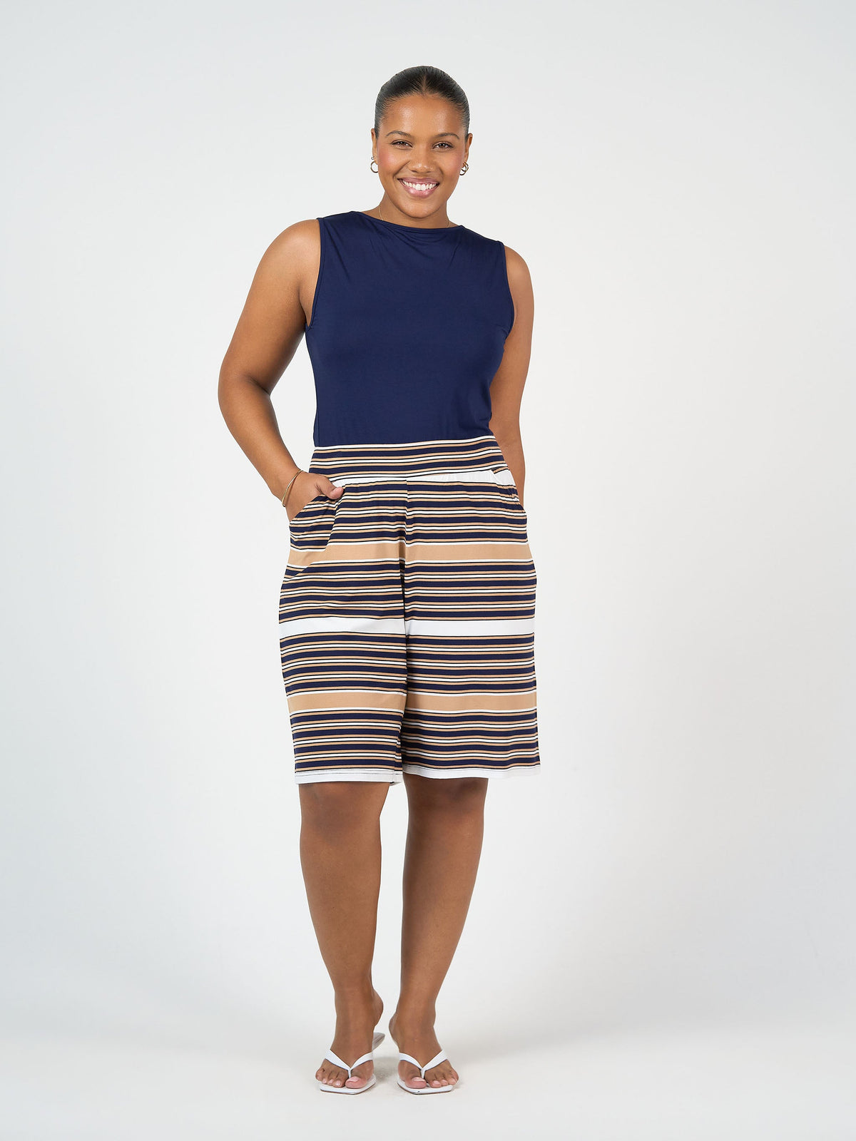 Lou Lou Kate Bamboo Tank (Navy)