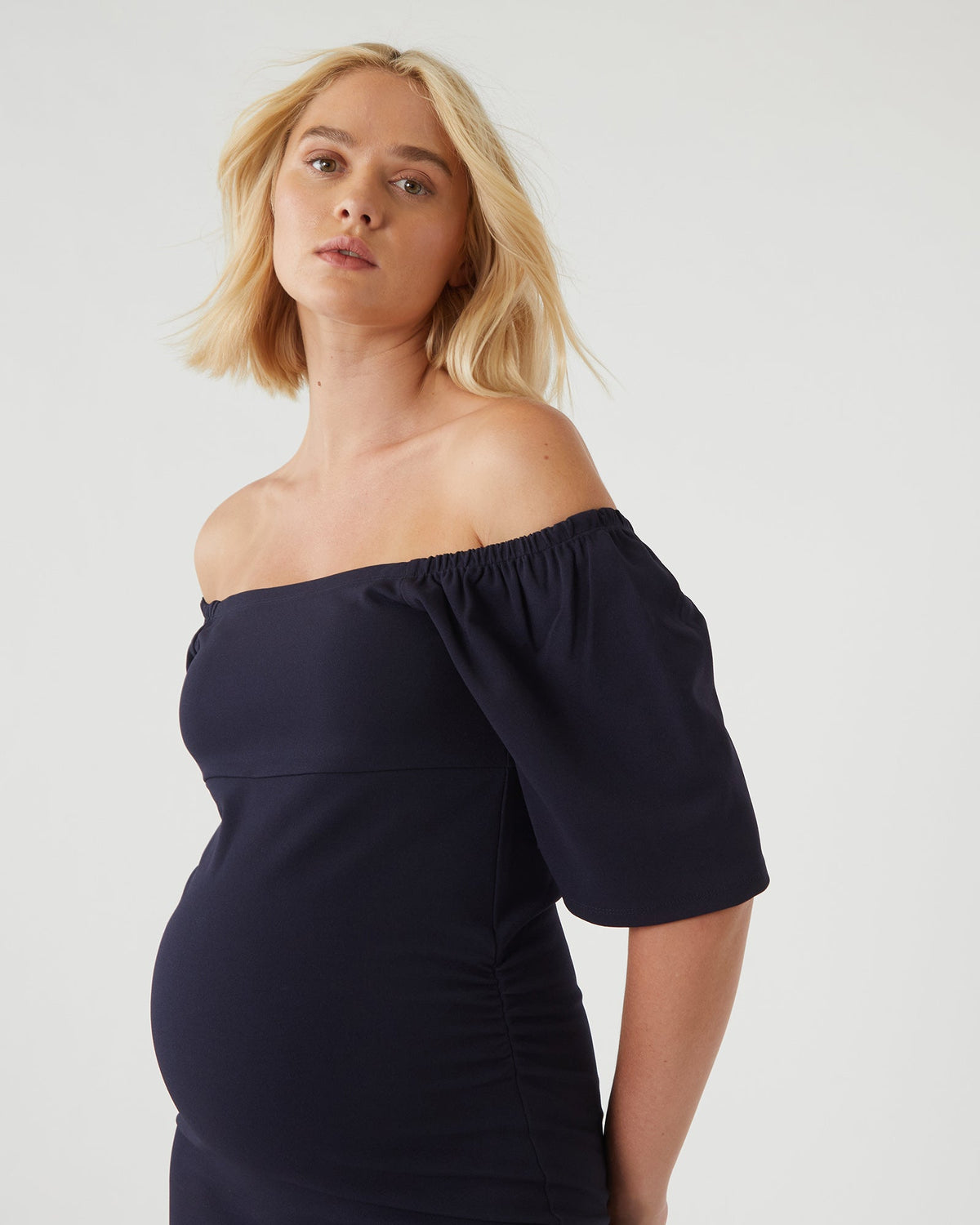 Soon Maternity Kim Flare Sleeve Dress