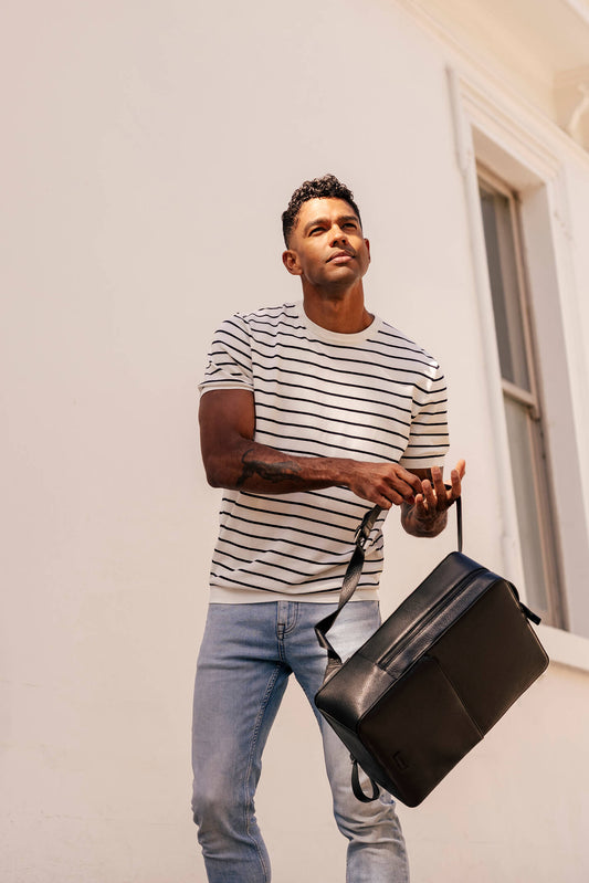 Image of Bags. Product name - MAGELLAN BUSINESS BACKPACK BLACK in Black colour by brand - KINNON