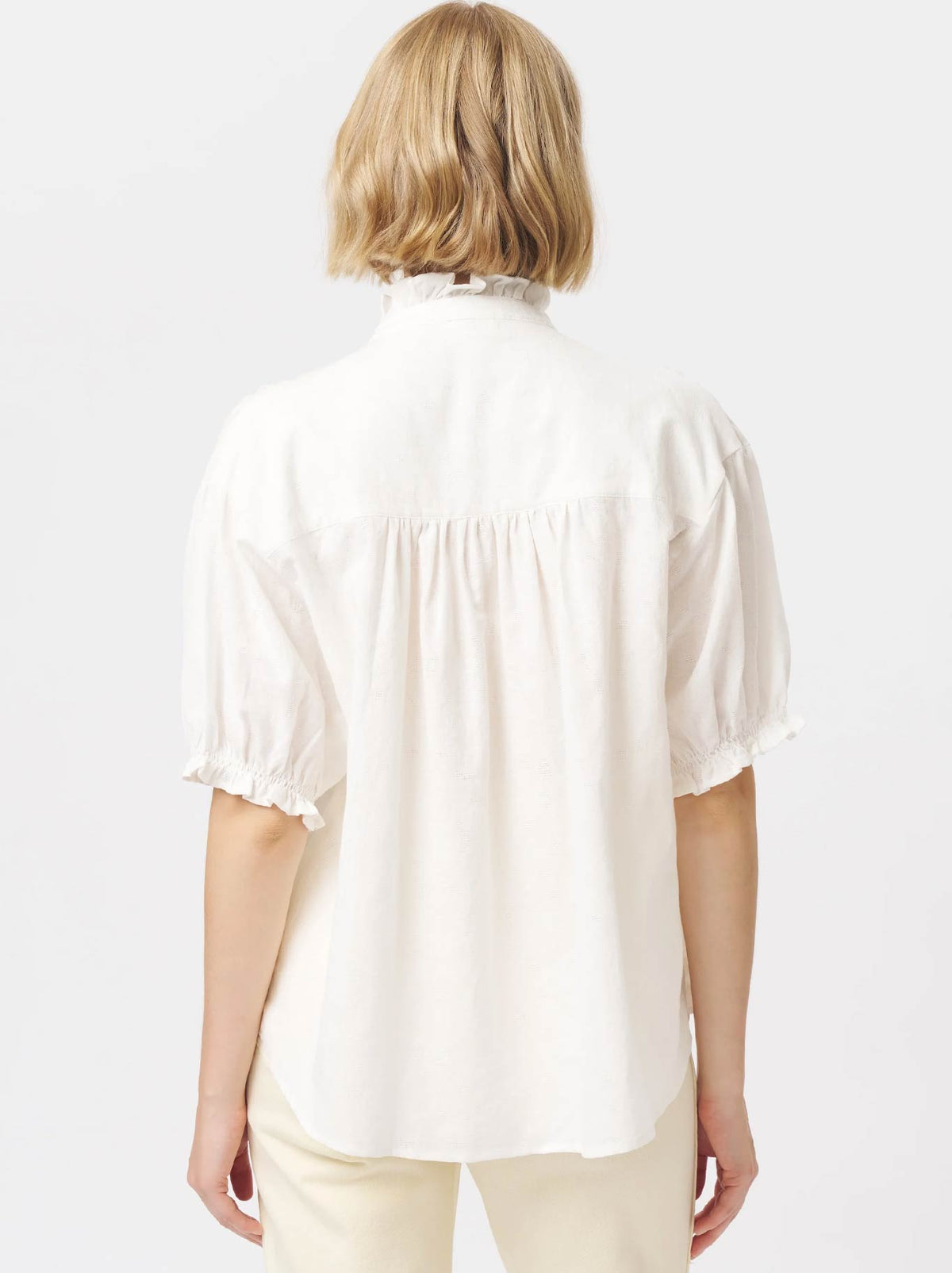 KIREINA AMBER SHIRT (White Flower)