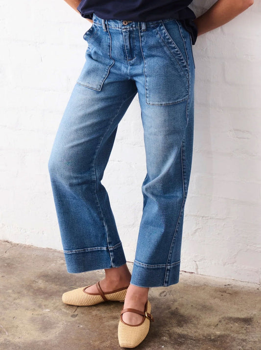 KIREINA CELESTE PANT (Dakota Wash)