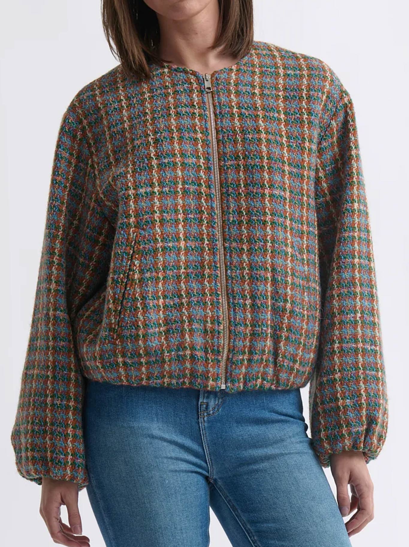 Image of Coats & Jackets. Productname: Kireina Erica Jacket in Freckle Brown colour by brand - Kireina