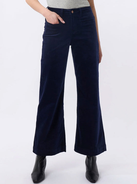 Image of Jeans. Productname: KIREINA FREYA VELVET JEAN in Navy Velvet colour by brand - Kireina